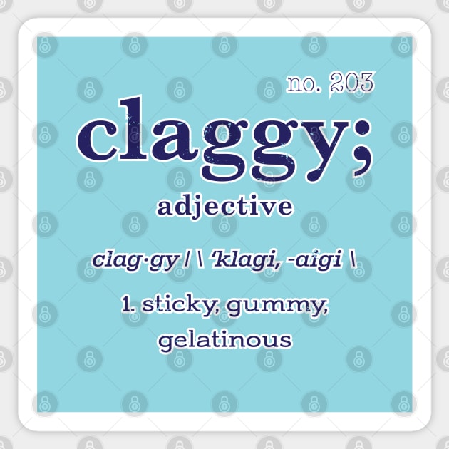 Claggy Sticker by Crown and Thistle